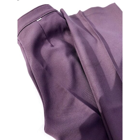 Vtg 70s Levi’s Purple Poly Pants Women’s 2 27” High Waist Wide Leg HTF Slacks - Picture 4 of 16